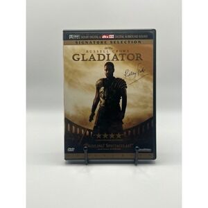 Gladiator DVD Wide Screen Signature Selection Russell Crowe Ridley Scott